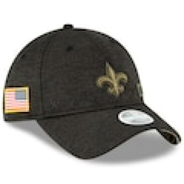 ニューエラ NEW ERA エラ セインツ レディース ヘザー 黒色 ブラック ニューエラ ニューオーリンズ WOMEN'S 【 HEATHER 2020 SALUTE TO SERVICE 9TWENTY ADJUSTABLE HAT BLACK 】 バッグ キャップ 帽子 レディ