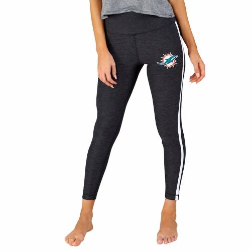 コンセプトスポーツ CONCEPTS SPORT マイアミ ドルフィンズ レディース ニット レギンス タイツ チャコール 白色 ホワイト WOMEN'S 【 CONCEPTS SPORT CENTERLINE KNIT LEGGINGS CHARCOAL WHITE 】 レディースフ