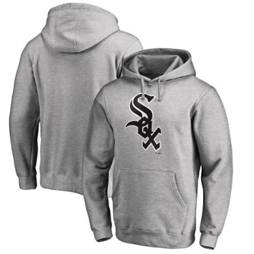 FANATICS BRANDED シカゴ 白 ホワイト チーム 【 WHITE TEAM CHICAGO SOX WORDMARK PULLOVER HOODIE BLACK HEATHER GRAY 】 メンズファッション トップス パーカー 送料無料