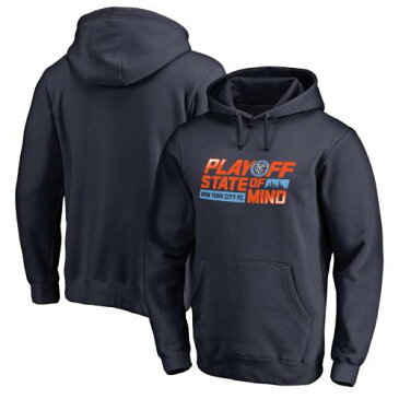 FANATICS BRANDED シティ スケートボード 紺 ネイビー メンズファッション トップス パーカー メンズ 【 New York City Fc Playoff State Of Mind Pullover Hoodie - Navy 】 Navy