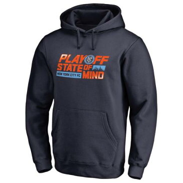 FANATICS BRANDED シティ スケートボード 紺 ネイビー メンズファッション トップス パーカー メンズ 【 New York City Fc Playoff State Of Mind Pullover Hoodie - Navy 】 Navy