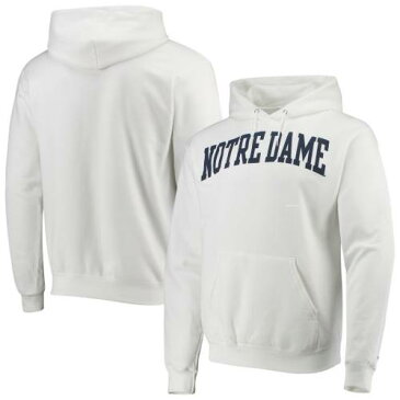 チャンピオン CHAMPION クラシック 灰色 グレー グレイ メンズファッション トップス パーカー メンズ 【 Notre Dame Fighting Irish Classic Arch Pullover Hoodie - Heathered Gray 】 White