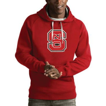 ANTIGUA スケートボード ビクトリー 灰色 グレー グレイ メンズファッション トップス パーカー メンズ 【 Nc State Wolfpack Victory Pullover Hoodie - Gray 】 Red