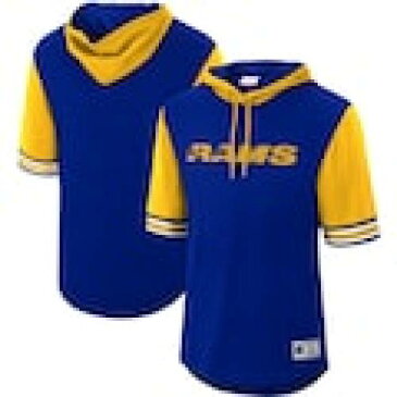 ミッチェル&ネス MITCHELL & NESS ラムズ スリーブ フーディー パーカー & ロサンゼルス 半袖 – メンズ 【 SLEEVE MITCHELL NESS BUZZER BEATER MESH ROYAL 】