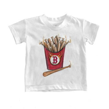TINY TURNIP ボストン 赤 レッド 子供用 Tシャツ 白色 ホワイト レッドソックス ジュニア キッズ 【 RED TINY TURNIP YOUTH HOT BATS TSHIRT WHITE 】