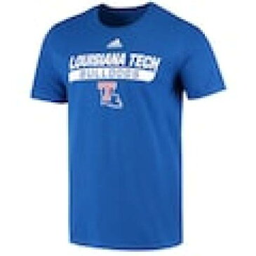 アディダス テック 立ブルドッグ Tシャツ メンズ 【 ADIDAS LOUISIANA TECH BULLDOGS TAILSWEEP AMPLIFIER TSHIRT ROYAL 】