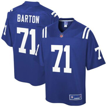 NFL PRO LINE プロ インディアナポリス コルツ チーム ジャージ 【 NFL TEAM PRO LINE JACKSON BARTON INDIANAPOLIS COLTS PLAYER JERSEY ROYAL 】 スポーツ アウトドア アメリカンフットボール