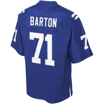 NFL PRO LINE プロ インディアナポリス コルツ チーム ジャージ 【 NFL TEAM PRO LINE JACKSON BARTON INDIANAPOLIS COLTS PLAYER JERSEY ROYAL 】 スポーツ アウトドア アメリカンフットボール