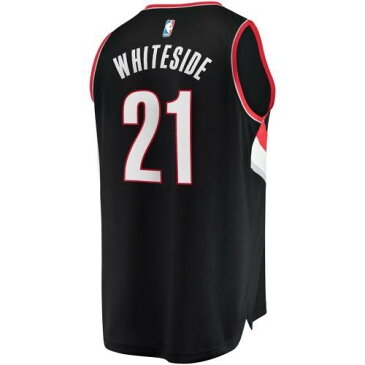 FANATICS BRANDED ポートランド 子供用 ファスト ジャージ 黒 ブラック アイコン スポーツ アウトドア バスケットボール キッズ ジュニア 【 Hassan Whiteside Portland Trail Blazers Youth Fast Break Replica