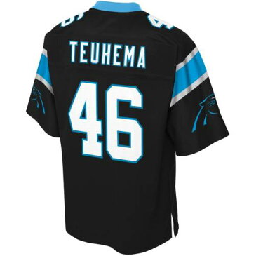 NFL PRO LINE プロ カロライナ パンサーズ 子供用 ジャージ 黒 ブラック 【 NFL BLACK PRO LINE SIONE TEUHEMA CAROLINA PANTHERS YOUTH PLAYER JERSEY 】 スポーツ アウトドア アメリカンフットボール