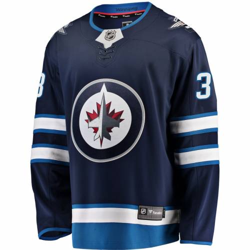 FANATICS BRANDED ウィニペグ ジェッツ ジャージー 紺 ネイビー 【 NAVY FANATICS BRANDED TUCKER POOLMAN WINNIPEG JETS BREAKAWAY REPLICA JERSEY 】