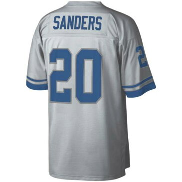 ミッチェル&ネス MITCHELL & NESS デトロイト ライオンズ レガシー ジャージ プラチナム スポーツ アウトドア アメリカンフットボール メンズ 【 Barry Sanders Detroit Lions Mitchell And Ness Nfl 100