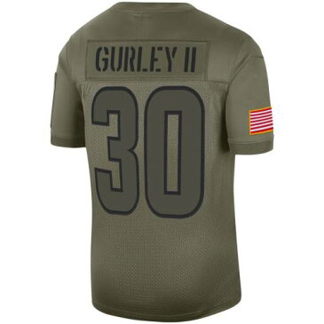 ナイキ NIKE ラムズ 子供用 ゲーム ジャージ オリーブ スポーツ アウトドア アメリカンフットボール ジュニア キッズ 【 Todd Gurley Ii Los Angeles Rams Youth 2019 Salute To Service Game Jersey - Olive 】 Ol
