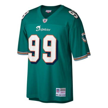 ミッチェル＆ネス MITCHELL & NESS マイアミ ドルフィンズ レガシー ジャージ アクア スポーツ アウトドア アメリカンフットボール メンズ 【 Jason Taylor Miami Dolphins Mitchell And Ness Retired Playe