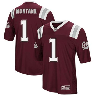 COLOSSEUM モンタナ グリズリーズ ジャージ スポーツ アウトドア アメリカンフットボール メンズ 【 Montana Grizzlies Foos-ball Football Jersey - Maroon 】 Maroon