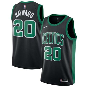 ナイキ NIKE ボストン セルティックス ジャージー アイコン 黒色 ブラック スウィングマンジャージー 【 NIKE GORDON HAYWARD ICON EDITION BLACK 】 スポーツ アウトドア バスケットボール メンズ