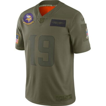 ナイキ NIKE ミネソタ バイキングス ジャージ オリーブ スポーツ アウトドア アメリカンフットボール メンズ 【 Adam Thielen Minnesota Vikings 2019 Salute To Service Limited Jersey - Olive 】 Olive