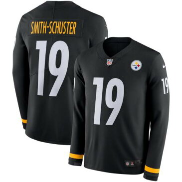 ナイキ NIKE ピッツバーグ スティーラーズ サーマ スリーブ ジャージー 黒色 ブラック 長袖 メンズ 【 SLEEVE NIKE JUJU SMITHSCHUSTER THERMA PLAYER JERSEY BLACK 】