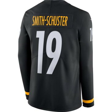 ナイキ NIKE ピッツバーグ スティーラーズ サーマ スリーブ ジャージー 黒色 ブラック 長袖 メンズ 【 SLEEVE NIKE JUJU SMITHSCHUSTER THERMA PLAYER JERSEY BLACK 】