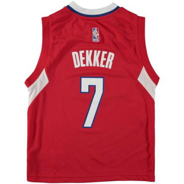 アディダス ADIDAS クリッパーズ 子供用 ジャージ 赤 レッド 【 RED ADIDAS SAM DEKKER LA CLIPPERS YOUTH REPLICA JERSEY 】 スポーツ アウトドア バスケットボール キッズ ジュニア