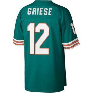 ミッチェル＆ネス MITCHELL & NESS マイアミ ドルフィンズ レガシー ジャージ アクア スポーツ アウトドア アメリカンフットボール メンズ 【 Bob Griese Miami Dolphins Mitchell And Ness Legacy Replica