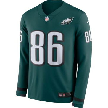 ナイキ NIKE フィラデルフィア イーグルス サーマ スリーブ ジャージー 緑 グリーン 長袖 【 SLEEVE GREEN NIKE ZACH ERTZ THERMA PLAYER JERSEY 】 メンズファッション トップス スウェット トレーナー