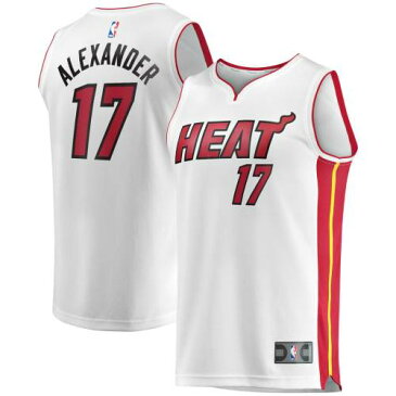 FANATICS BRANDED マイアミ ヒート 子供用 ファスト ジャージ 白 ホワイト スポーツ アウトドア バスケットボール キッズ ジュニア 【 Kyle Alexander Miami Heat Youth Fast Break Replica Player Jersey White - A