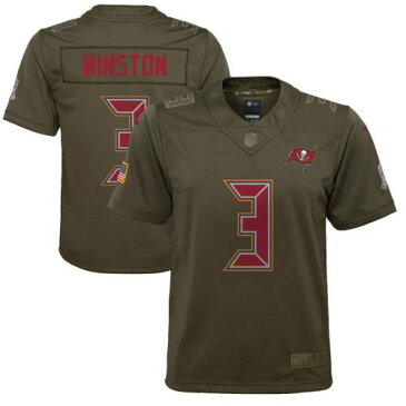 ナイキ NIKE バッカニアーズ 子供用 ゲーム ジャージ オリーブ 【 GAME OLIVE NIKE JAMEIS WINSTON TAMPA BAY BUCCANEERS YOUTH SALUTE TO SERVICE JERSEY 】 スポーツ アウトドア アメリカンフットボール