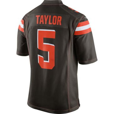 ナイキ NIKE クリーブランド ブラウンズ ゲーム ジャージ 茶 ブラウン 【 GAME BROWN NIKE TYROD TAYLOR CLEVELAND BROWNS JERSEY 】 スポーツ アウトドア アメリカンフットボール