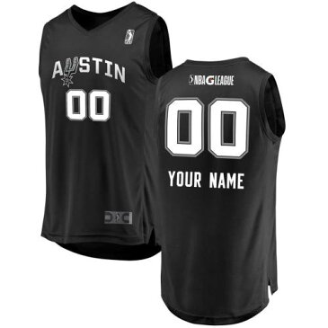 FANATICS BRANDED スパーズ 子供用 ジャージ 黒 ブラック [CUSTOMIZED ITEM] 【 BLACK FANATICS BRANDED AUSTIN SPURS YOUTH CUSTOM REPLICA JERSEY 】 スポーツ アウトドア バスケットボール キッズ ジュニア