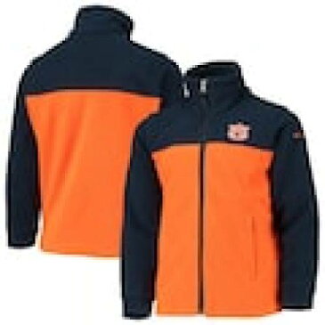 コロンビア COLUMBIA オーバーン タイガース 子供用 フリース フルジップ ジャケット 橙 オレンジ 紺色 ネイビー 【 ORANGE COLUMBIA YOUTH FLANKER II FLEECE FULLZIP JACKET NAVY 】 キッズ ベビー マタニテ