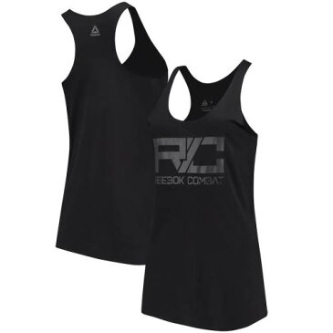 リーボック REEBOK リーボック レディース コンバット タンクトップ 黒色 ブラック WOMEN'S 【 REEBOK COMBAT MARK RACERBACK BLACK 】 レディースファッション トップス Tシャツ カットソー