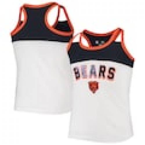 ニューエラ NEW ERA エラ シカゴ ゴールデンベアーズ カルベアーズ 子供用 ストラップ タンクトップ 白色 ホワイト ニューエラ ベアーズ 【 GIRLS YOUTH CUTOUT STRAP WHITE 】 キッズ ベビー マタ