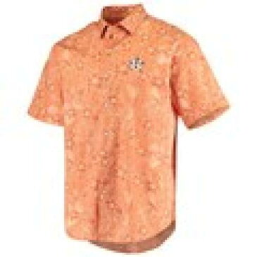 トミーバハマ TOMMY BAHAMA ヒューストン アストロズ 橙 オレンジ 【 ORANGE TOMMY BAHAMA SPORT TIKI LUAU BUTTONUP SHIRT 】 メンズファッション トップス