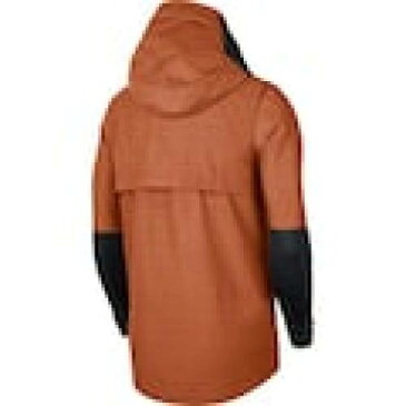 ナイキ NIKE テキサス ロングホーンズ カレッジ フーディー パーカー ジャケット 橙 オレンジ 【 ORANGE NIKE COLLEGE PLAYER QUARTERZIP JACKET TEXAS 】 メンズファッション トップス スウェット トレ