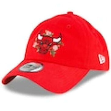 ニューエラ NEW ERA エラ シカゴ ブルズ レディース カジュアル クラシック 赤 レッド ニューエラ WOMEN'S 【 RED BLOOM CASUAL CLASSIC ADJUSTABLE HAT 】 バッグ キャップ 帽子 レディースキャップ 帽