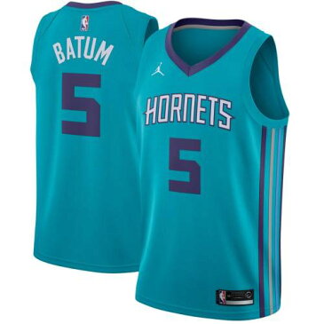 ナイキ ジョーダン JORDAN BRAND シャーロット ホーネッツ ジャージー アイコン スウィングマンジャージー 【 JORDAN BRAND NICOLAS BATUM TEAL ICON EDITION 】 スポーツ アウトドア バスケットボール