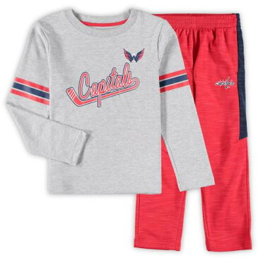 アウタースタッフ OUTERSTUFF ワシントン キャピタルズ 男の子 女の子 子供用 スリーブ Tシャツ 灰色 グレー グレイ 長袖 & – 【 SLEEVE GRAY OUTERSTUFF PRESCHOOL DMAN TSHIRT PANTS SET HEATHERED SHIRT 】