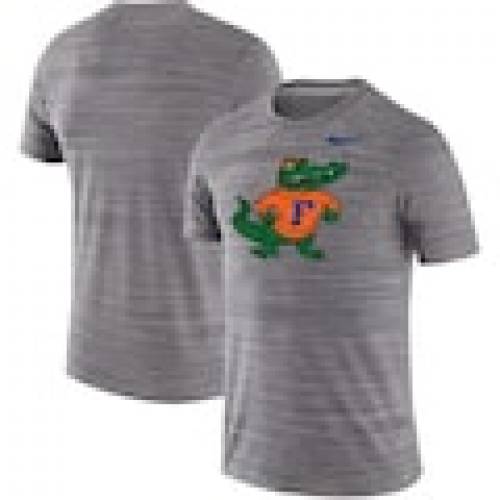 ナイキ NIKE フロリダ ゲイターズ ロゴ パフォーマンス Tシャツ チャコール 【大きめ】 – メンズ 【 NIKE HISTORIC LOGO VELOCITY SPACE DYE PERFORMANCE TSHIRT CHARCOAL SHIRT 】