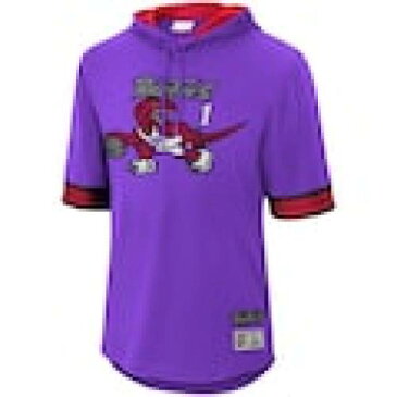 ミッチェル&ネス MITCHELL & NESS トロント ラプターズ スリーブ フーディー パーカー 紫 パープル & 半袖 – メンズ 【 SLEEVE PURPLE MITCHELL NESS TRACY MCGRADY MESH HARDWOOD CLASSICS NAME NUMBER HOODIE