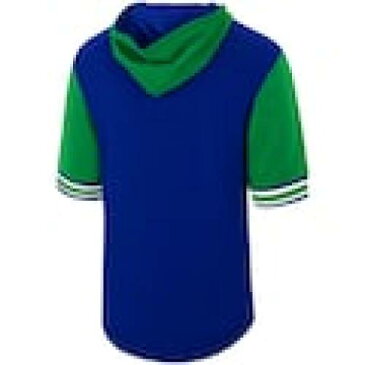 ミッチェル&ネス MITCHELL & NESS シアトル シーホークス スリーブ フーディー パーカー & 半袖 – メンズ 【 SLEEVE MITCHELL NESS BUZZER BEATER HISTORIC MESH ROYAL COLOR 】