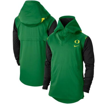 ナイキ NIKE オレゴン 緑 グリーン 【 GREEN NIKE OREGON DUCKS FUSE PREGAME QUARTERZIP PULLOVER JACKET APPLE 】 メンズファッション コート ジャケット