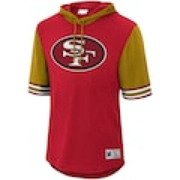 ミッチェル&ネス MITCHELL & NESS フォーティーナイナーズ スリーブ フーディー パーカー & サンフランシスコ フォーティナイナーズ 半袖 – メンズ 【 SLEEVE MITCHELL NESS BUZZER BEATER HIST