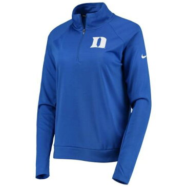 ナイキ NIKE デューク 青色 ブルー デビルス レディース ラグラン パフォーマンス ブルーデビルス WOMEN'S 【 NIKE PACER RAGLAN PERFORMANCE QUARTER ROYAL 】