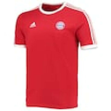 アディダス チーム ロゴ Tシャツ 赤 レッド – メンズ 【 TEAM RED ADIDAS BAYERN MUNICH LOGO TSHIRT SHIRT 】
