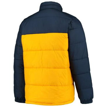 コロンビア COLUMBIA バージニア マウンテニアーズ フルジップ ジャケット 紺色 ネイビー 金色 ゴールド ウエストバージニア 【 COLUMBIA PIKE LAKE OMNIHEAT FULLZIP JACKET NAVY GOLD 】 メンズファッシ