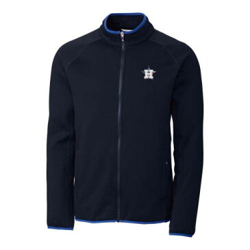 カッターアンドバック CUTTER & BUCK ヒューストン アストロズ スターズ フルジップ ジャケット 紺色 ネイビー & 【 CUTTER BUCK STARS STRIPES FULLZIP DISCOVERY WINDBLOCK JACKET NAVY 】 メンズファッ
