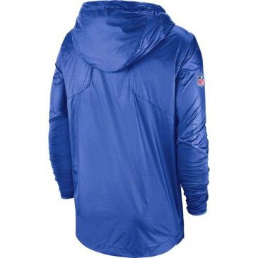 ナイキ NIKE ジャイアンツ サイドライン アルファ ラッシュ ジャケット ニューヨーク プルオーバージャケット 【 RUSH NIKE SIDELINE ALPHA FLY ROYAL 】 メンズファッション コート ジャケット