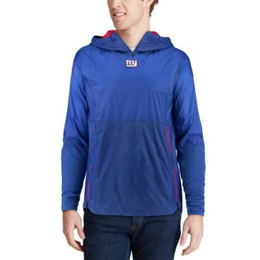 ナイキ NIKE ジャイアンツ サイドライン アルファ ラッシュ ジャケット ニューヨーク プルオーバージャケット 【 RUSH NIKE SIDELINE ALPHA FLY ROYAL 】 メンズファッション コート ジャケット
