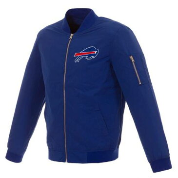 ファナティクス NFL PRO LINE BY FANATICS BRANDED プロ バッファロー ビルズ ナイロン フルジップ ジャケット ボンバージャケット 【 NFL PRO LINE BY FANATICS BRANDED NYLON FULLZIP ROYAL 】 メンズファッショ